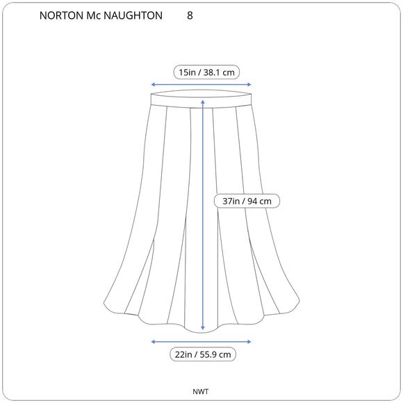 NORTON McNAUGHTON Samburo Midi Maxi Skirt 8 Purple Black Print Whimsigoth Witchy - Picture 2 of 12